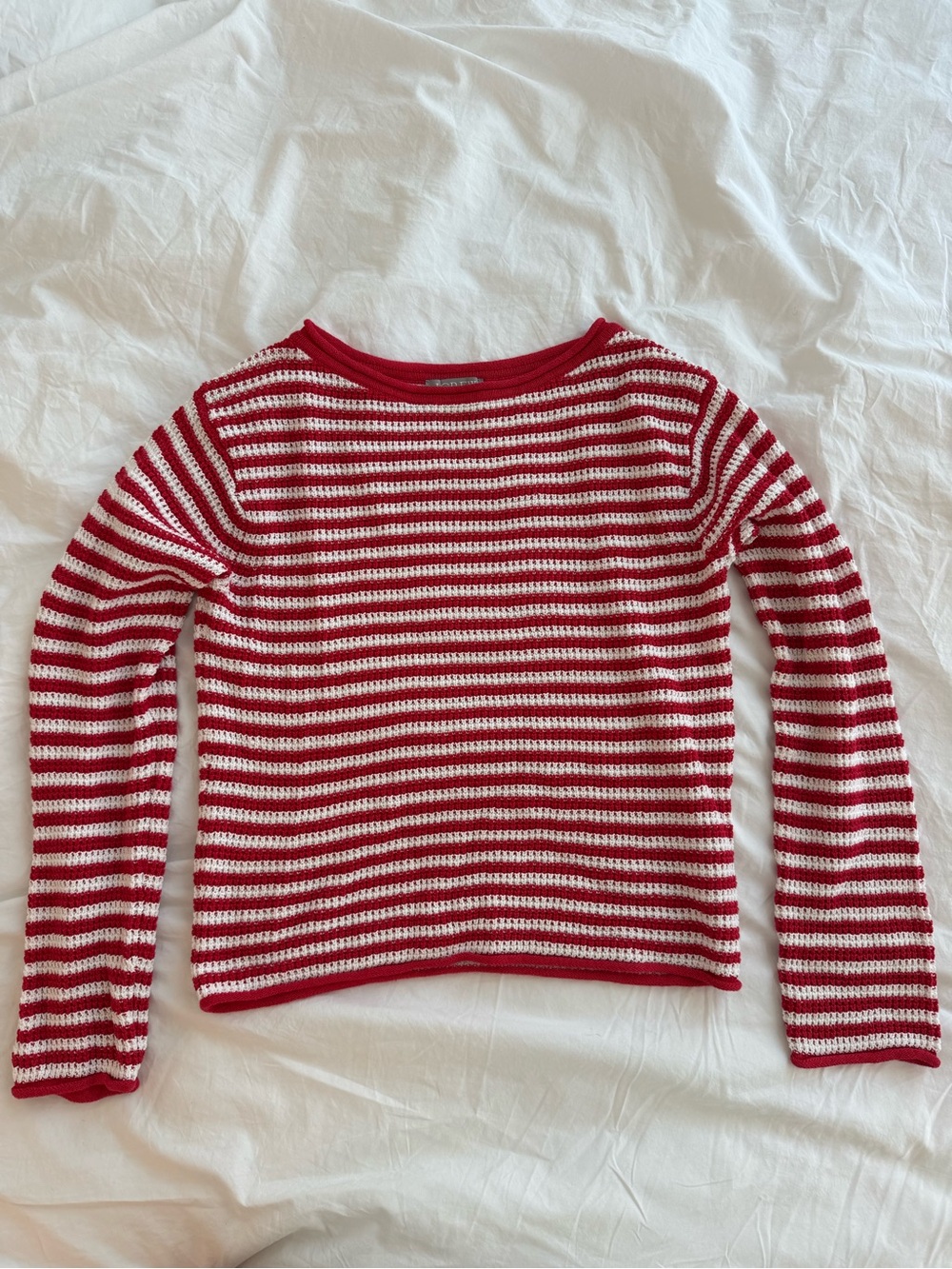 J. Crew Roll Neck Stripe Sweater - Picture 3 of 5